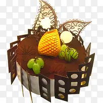 产品实物巧克力蛋糕-空若网 产品实物巧克力蛋糕-空若网