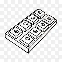 卡通手绘巧克力-空若网 卡通手绘巧克力-空若网