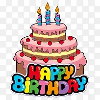 卡通生日蛋糕-空若网 卡通生日蛋糕-空若网