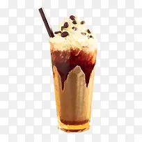 巧克力雪糕咖啡手绘-空若网 巧克力雪糕咖啡手绘-空若网