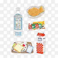 手绘食物-空若网 手绘食物-空若网