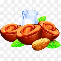 卡通可爱坚果巧克力-空若网 卡通可爱坚果巧克力-空若网