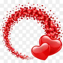 红色爱心免抠素材-空若网 红色爱心免抠素材-空若网