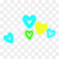 情人节美丽多彩爱心-空若网 情人节美丽多彩爱心-空若网