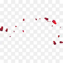 情人节红色漂浮爱心-空若网 情人节红色漂浮爱心-空若网