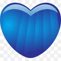 蓝色心形爱心矢量情人节素材-空若网 蓝色心形爱心矢量情人节素材-空若网