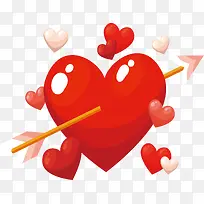 浪漫红色一箭穿心-空若网 浪漫红色一箭穿心-空若网