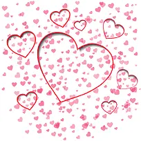 浪漫爱心 元素-空若网 浪漫爱心 元素-空若网