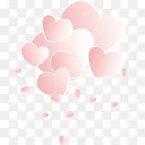 粉色浪漫情人节爱心-空若网 粉色浪漫情人节爱心-空若网