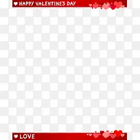情人节快乐边框矢量图-空若网 情人节快乐边框矢量图-空若网
