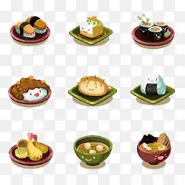 卡通食物插画-空若网 卡通食物插画-空若网