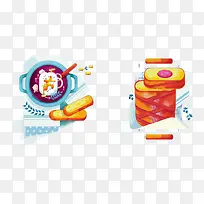 卡通手绘食物-空若网 卡通手绘食物-空若网