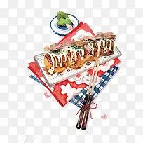 水彩食物-空若网 水彩食物-空若网