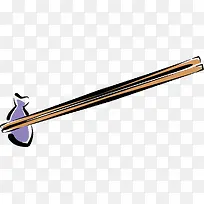 筷子手绘创意小鱼-空若网 筷子手绘创意小鱼-空若网