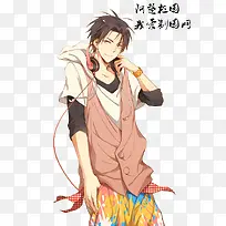 毛笔字美男子音乐时尚-空若网 毛笔字美男子音乐时尚-空若网