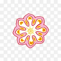 矢量桃花花纹素材-空若网 矢量桃花花纹素材-空若网