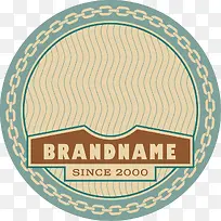 复古圆形标签矢量素材-空若网 复古圆形标签矢量素材-空若网