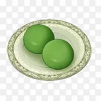 手绘卡通复古清明节青团-空若网 手绘卡通复古清明节青团-空若网