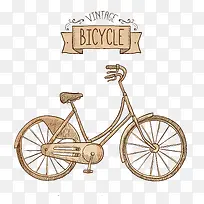 手绘自行车-空若网 手绘自行车-空若网