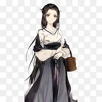 白色复古美女-空若网 白色复古美女-空若网