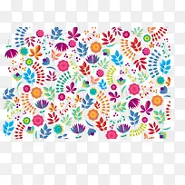 多彩清新花朵边框纹理-空若网 多彩清新花朵边框纹理-空若网
