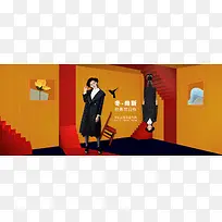 简约女装时尚海报-空若网 简约女装时尚海报-空若网