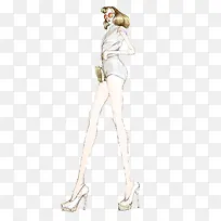 �Ըз�װŮģ�ز廭-������