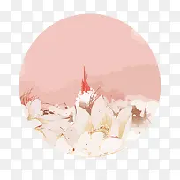 矢量荷花-空若网 矢量荷花-空若网