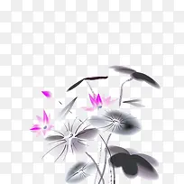 手绘 荷花-空若网 手绘 荷花-空若网