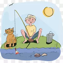 休闲钓鱼夹艺术-渔民-空若网 休闲钓鱼夹艺术-渔民-空若网