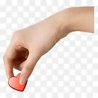 唯美精美手拿爱心-空若网 唯美精美手拿爱心-空若网