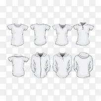 手绘T恤模板-空若网 手绘T恤模板-空若网