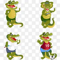 卡通鳄鱼-空若网 卡通鳄鱼-空若网