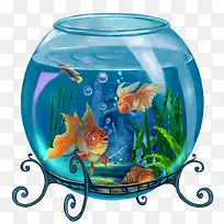 手绘鱼缸-空若网 手绘鱼缸-空若网