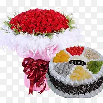 鲜花蛋糕礼物-空若网 鲜花蛋糕礼物-空若网