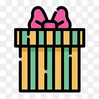 手绘卡通礼物盒-空若网 手绘卡通礼物盒-空若网