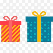 卡通扁平化彩色礼物盒-空若网 卡通扁平化彩色礼物盒-空若网