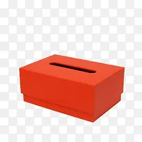 橙色纸巾盒-空若网 橙色纸巾盒-空若网