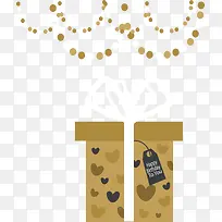 金色生日礼物盒-空若网 金色生日礼物盒-空若网