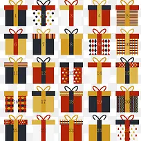 矢量数字圣诞礼物盒-空若网 矢量数字圣诞礼物盒-空若网