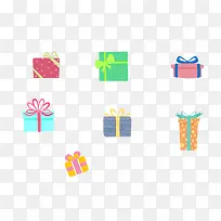 卡通手绘礼品盒-空若网 卡通手绘礼品盒-空若网