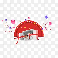 彩色气球礼物-空若网 彩色气球礼物-空若网