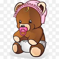 矢量玩具熊素材-空若网 矢量玩具熊素材-空若网