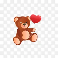 小熊玩具卡通矢量素材-空若网 小熊玩具卡通矢量素材-空若网