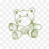 手绘小熊-空若网 手绘小熊-空若网