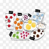 插画食物-空若网 插画食物-空若网