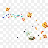 早餐食物早餐盘子-空若网 早餐食物早餐盘子-空若网