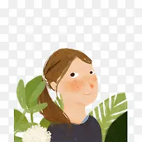 手绘女孩-空若网 手绘女孩-空若网