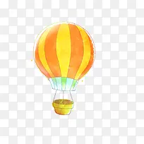 手绘热气球-空若网 手绘热气球-空若网