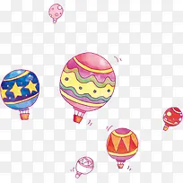 卡通热气球-空若网 卡通热气球-空若网